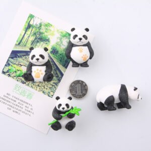 wholesale giant panda fridge magnets, cute cartoon magnetic stickers, iron magnets and clips, home decorations, early education blackboard stickers factory direct