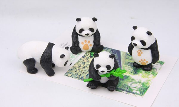 wholesale giant panda fridge magnets, cute cartoon magnetic stickers, iron magnets and clips, home decorations, early education blackboard stickers factory direct