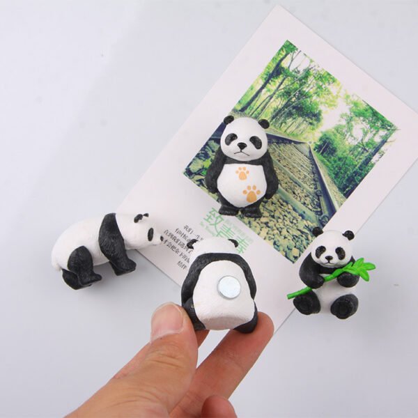 wholesale giant panda fridge magnets, cute cartoon magnetic stickers, iron magnets and clips, home decorations, early education blackboard stickers factory direct