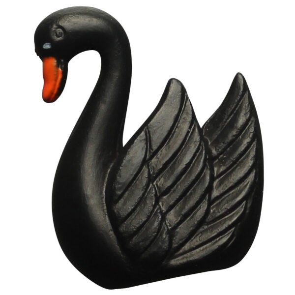wholesale cute black and white swan fridge magnets, magnetic stickers, cartoon message stickers, creative 3d fridge decorative hanging ornaments factory direct