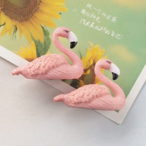 wholesale nordic ins cute couple fridge magnets, wedding celebration, a pair of flamingos, home decorative magnetic stickers, photos factory direct