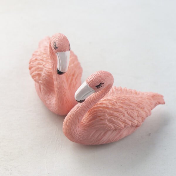 wholesale nordic ins cute couple fridge magnets, wedding celebration, a pair of flamingos, home decorative magnetic stickers, photos factory direct