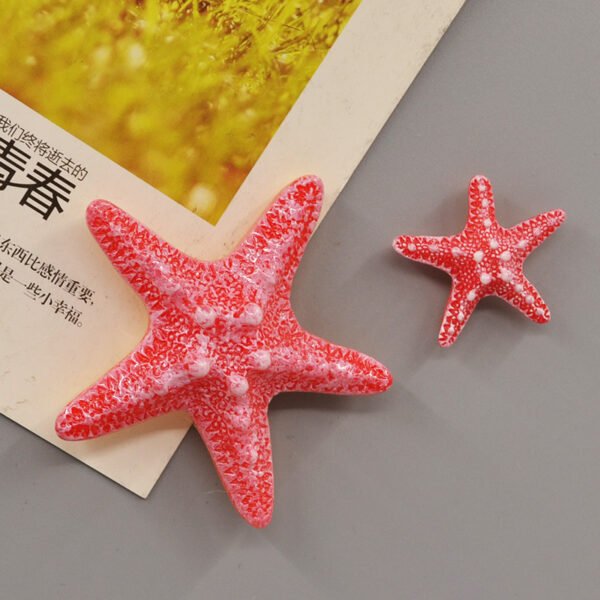 wholesale starfish and shell fridge magnets, magnetic stickers, creative korean 3d personalized cartoon decorations, ironstone message stickers factory direct
