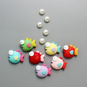 wholesale creative cute cartoon colorful fish fridge magnets, magnetic stickers for children&apos;s early education factory direct