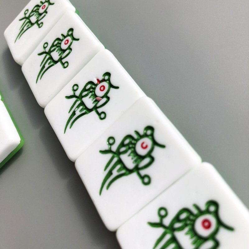 wholesale adorable 3d mahjong magnetic stickers, fortune tiles like red middle and eight wan, resin fridge magnets, message and photo stickers factory direct
