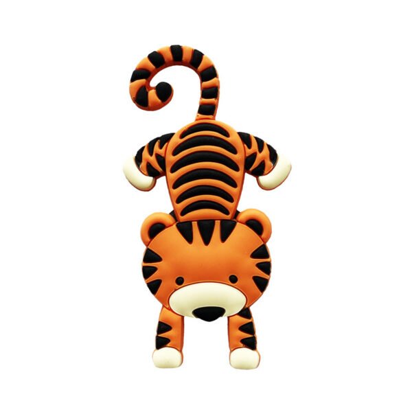 wholesale anti-slip soft gel children&apos;s magnetic stickers, baby cognitive silicone soft magnetic stickers, forest animals cartoon fridge magnets factory direct