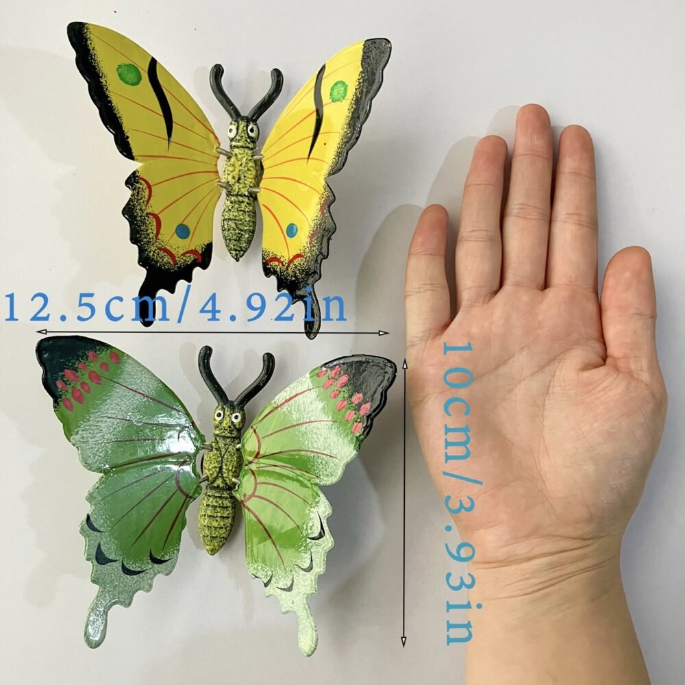 wholesale adorable large butterfly fridge magnets with realistic patterned wings that move, fun and personalized for home decoration factory direct