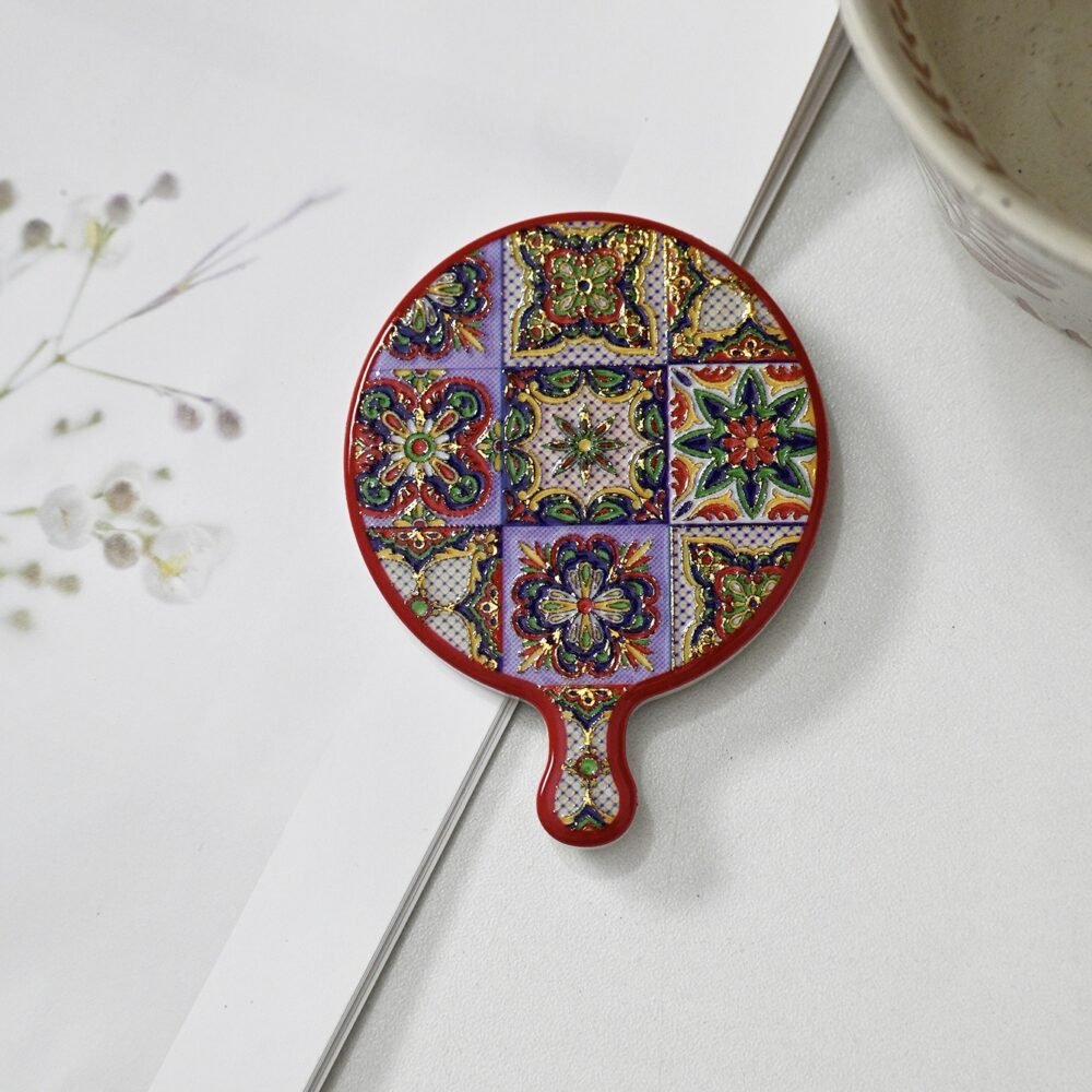 wholesale bohemian style embossed gold-plated melamine fridge magnets, bestselling synthetic resin decorations factory direct