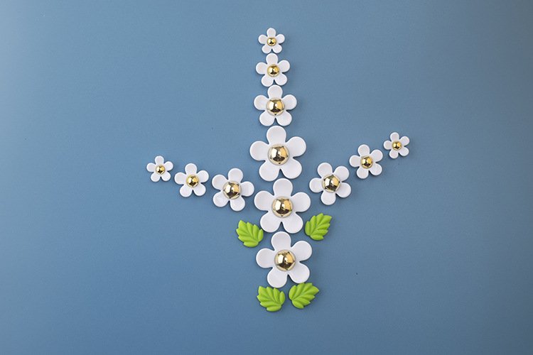 wholesale fresh flower daisies sunflower minimalist fridge stickers, magnetic decorative stickers, minimalist magnetic stickers factory direct