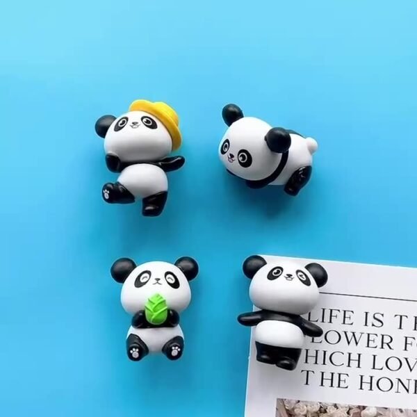 wholesale adorable panda fridge magnets, magnetic attraction, 3d creative travel cultural souvenirs, gifts, magnetic home decorations factory direct