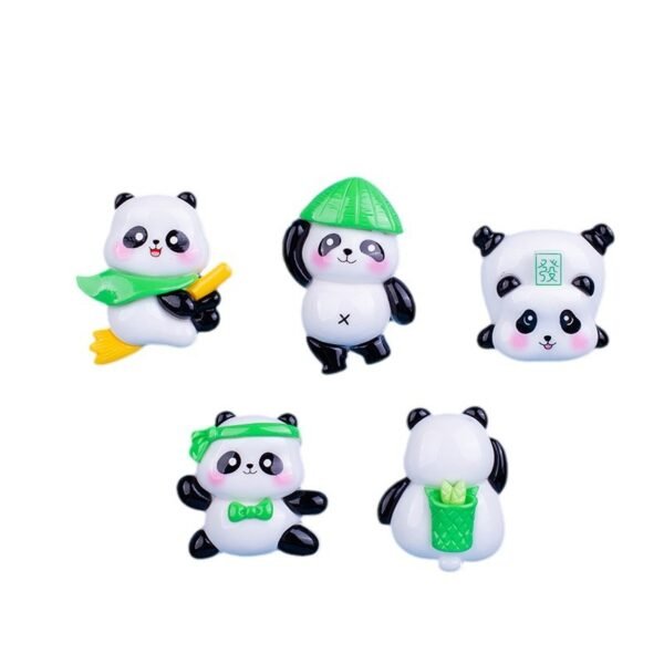 wholesale cute panda cartoon fridge magnets, 3d magnetic iron for fridge doors, home iron cabinets, and entrance decorations factory direct