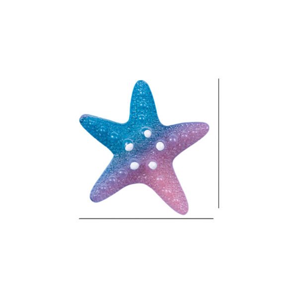 wholesale cute ocean-style shell and starfish resin fridge magnets, 3d magnetic stickers, ironstone slotted board decorative magnetic stickers factory direct