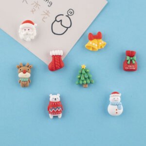wholesale christmas fridge magnets: santa claus, bells, christmas socks, reindeer, christmas tree, christmas gift bags, polar bears, snowmen factory direct