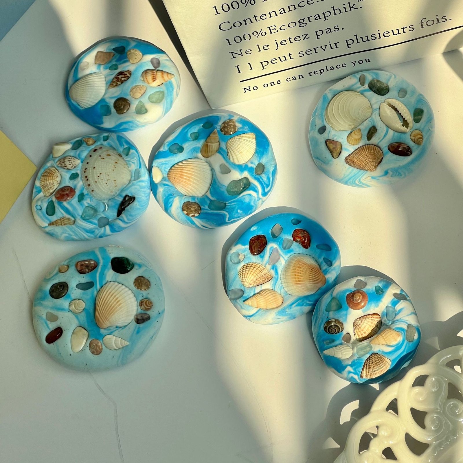 wholesale ultra-light clay handmade diy ocean series cute fridge magnets for home daily decorations factory direct wholesale ultra-light clay handmade diy ocean series cute fridge magnets for home daily decorations factory direct
