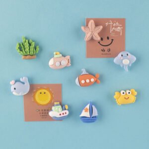 wholesale mediterranean style ocean wind fridge magnets, magnetic stickers, refrigerator decorative creative magnetic stickers, magnetic stickers factory direct