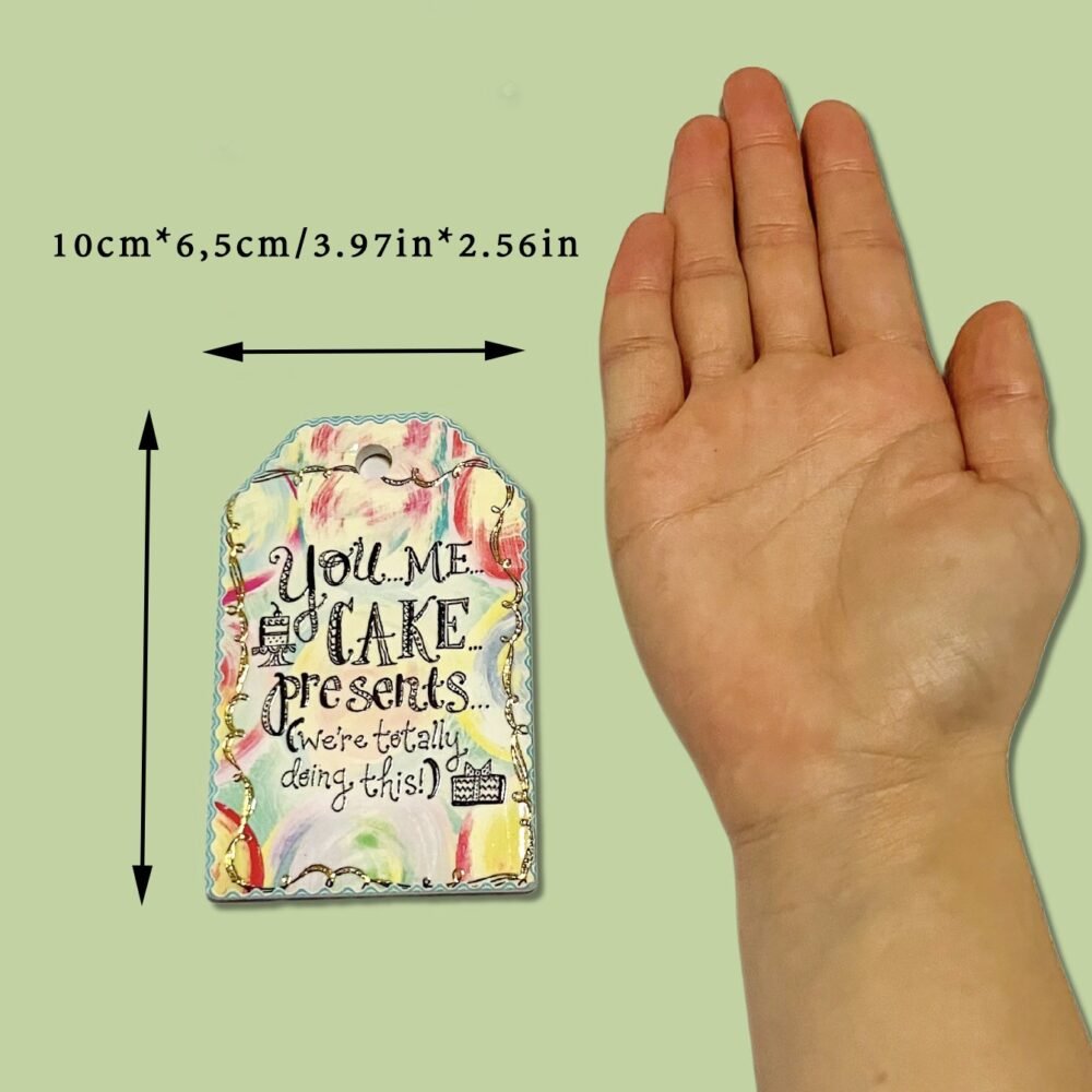 wholesale gold-plated embossed ceramic fridge magnets, bookmark with heartwarming words factory direct