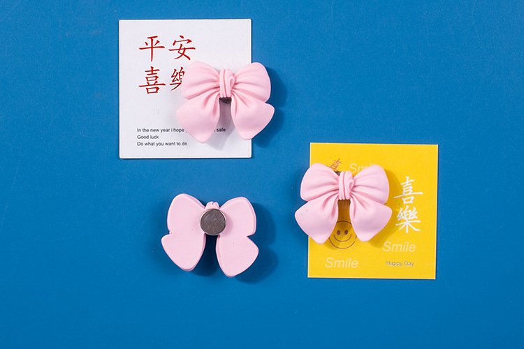 wholesale cute pink bow handmade diy mobile phone cases, fridge and cup stickers, hair clips and accessories, resin components and materials factory direct