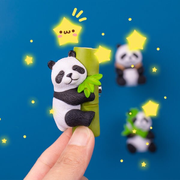 wholesale adorable panda fridge magnets, magnetic attraction, 3d creative travel cultural souvenirs, gifts, magnetic home decorations factory direct