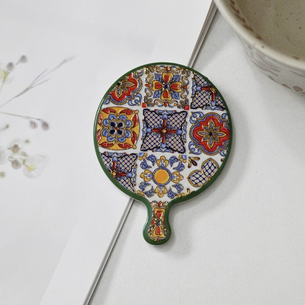 wholesale bohemian style embossed gold-plated melamine fridge magnets, bestselling synthetic resin decorations factory direct
