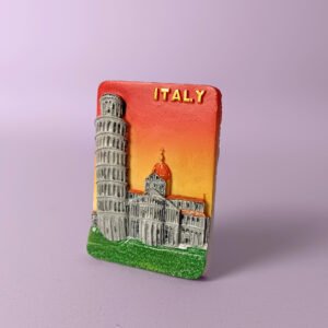 wholesale supplier italian city fridge magnets: l38 leaning tower of pisa, italy travel souvenirs factory direct