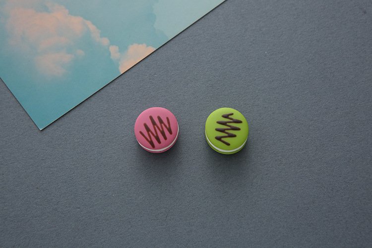 wholesale creative macaron semi-circle fridge magnets, magnetic stickers, fixing photos and message blackboard magnetic stickers factory direct
