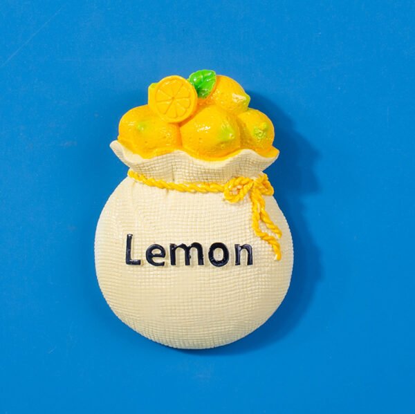 wholesale fruit fridge magnets: strawberries, kiwis, lemons, apples, peaches, watermelons, bananas factory direct