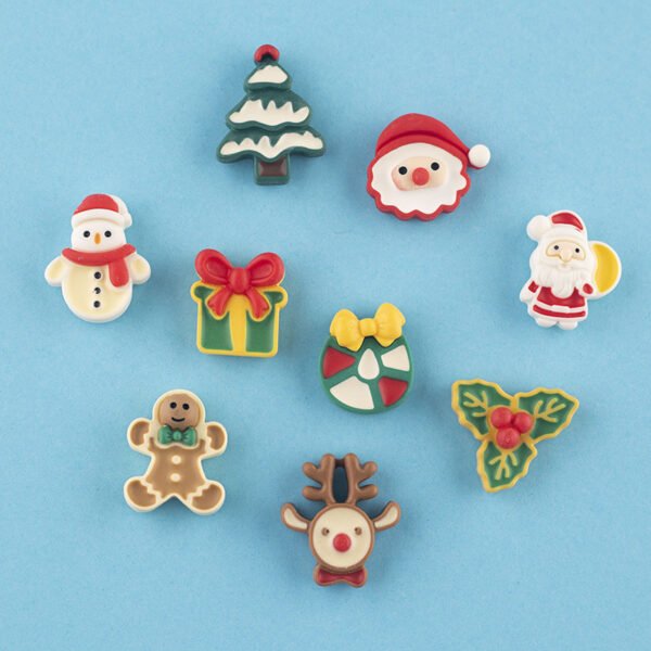 wholesale cartoon christmas fridge magnets, magnetic stickers, santa claus, gift, reindeer, snowflakes, magnetic stickers, decorative stickers for festivals factory direct