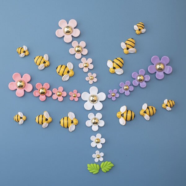 wholesale fresh flower daisies sunflower minimalist fridge stickers, magnetic decorative stickers, minimalist magnetic stickers factory direct