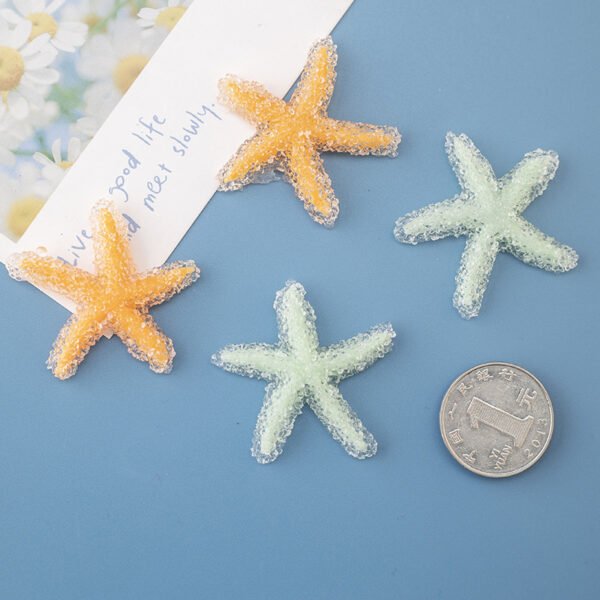wholesale crystal starfish fridge magnets, magnetic stickers, creative 3d home decorations, iron magnets factory direct