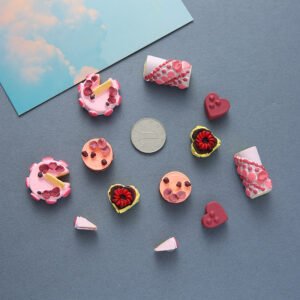 wholesale creative cartoon simulated cake and pastry fridge magnets, magnetic stickers, fridge decorative magnetic stickers, message stickers, ironstone factory direct
