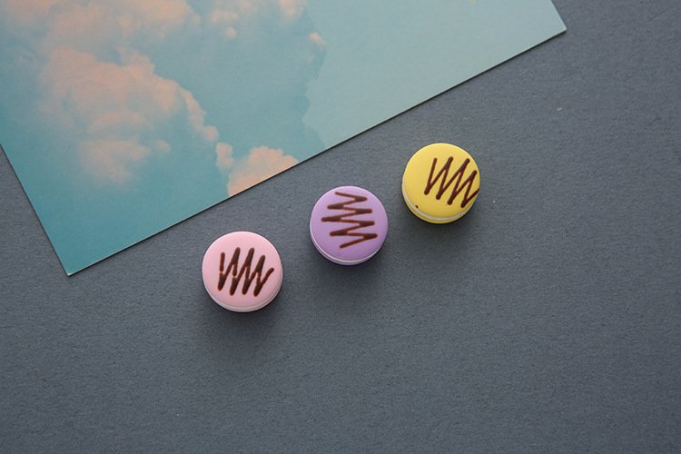 wholesale creative macaron semi-circle fridge magnets, magnetic stickers, fixing photos and message blackboard magnetic stickers factory direct