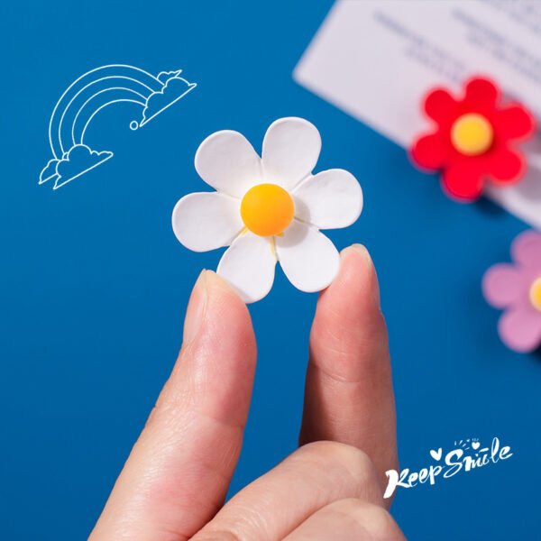 wholesale daisies fridge magnets, magnetic stickers, little flower bows, 3d resin creative ironstone magnetic stickers factory direct