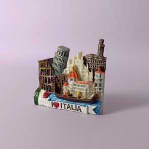 wholesale supplier italian city fridge magnets: l354 i love italy travel souvenirs factory direct