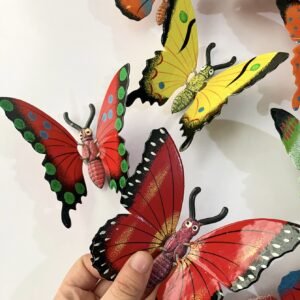 wholesale adorable large butterfly fridge magnets with realistic patterned wings that move, fun and personalized for home decoration factory direct
