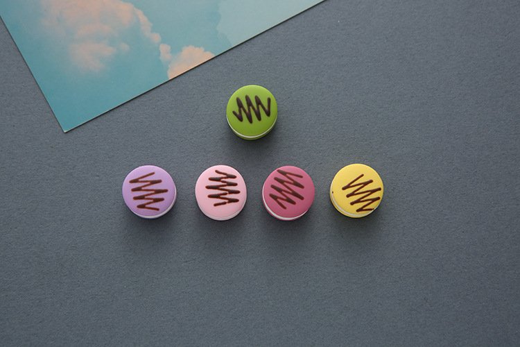 wholesale creative macaron semi-circle fridge magnets, magnetic stickers, fixing photos and message blackboard magnetic stickers factory direct