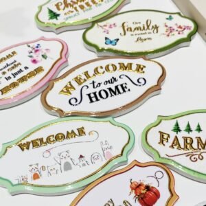 wholesale hanging tag gold-plated creative fridge magnets, european and american style, soft magnets for home decoration factory direct