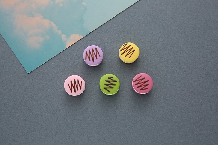 wholesale creative macaron semi-circle fridge magnets, magnetic stickers, fixing photos and message blackboard magnetic stickers factory direct