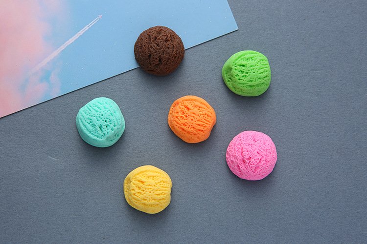 wholesale cute cartoon resin fridge magnets, ice cream and popsicles, 3d magnetic stickers, magnetic stickers for kitchen food decorations factory direct