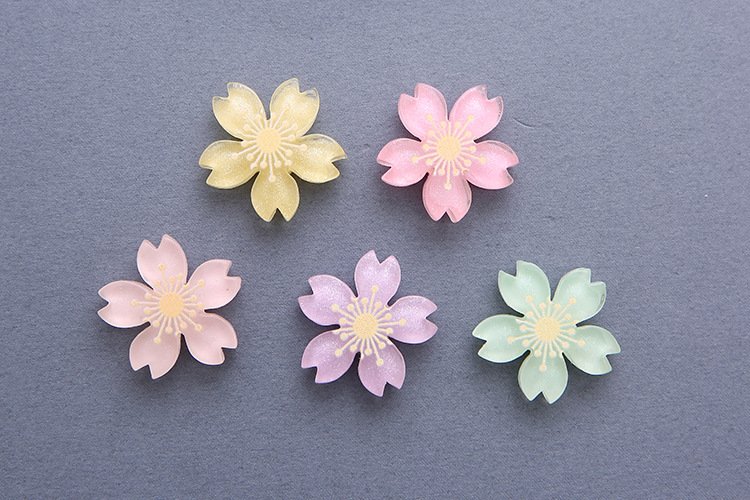 wholesale cherry blossom fridge magnets, creative magnets, korean cartoon, cute resin message magnets, photo stickers factory direct