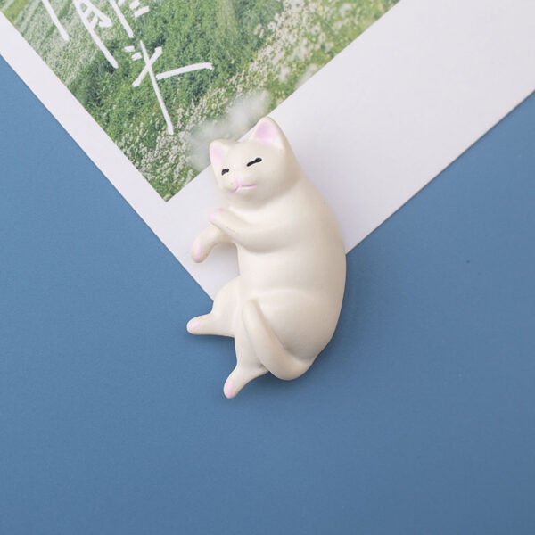 wholesale japanese 3d fridge magnets, fresh and cute pet small animals cats, ins decorative magnets, cartoon nordic style factory direct