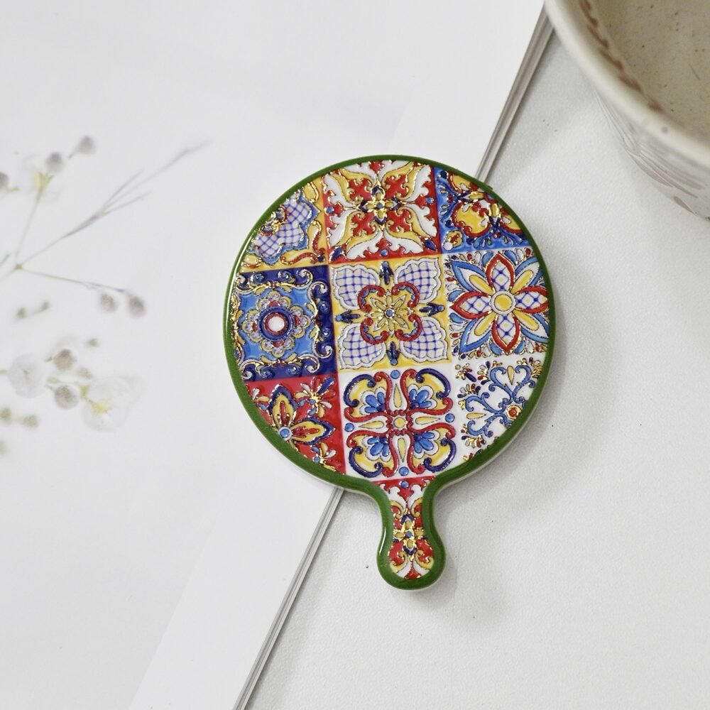 wholesale bohemian style embossed gold-plated melamine fridge magnets, bestselling synthetic resin decorations factory direct