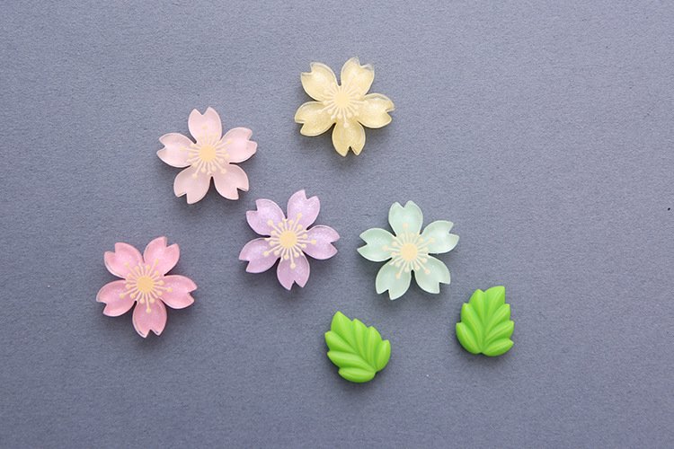wholesale cherry blossom fridge magnets, creative magnets, korean cartoon, cute resin message magnets, photo stickers factory direct