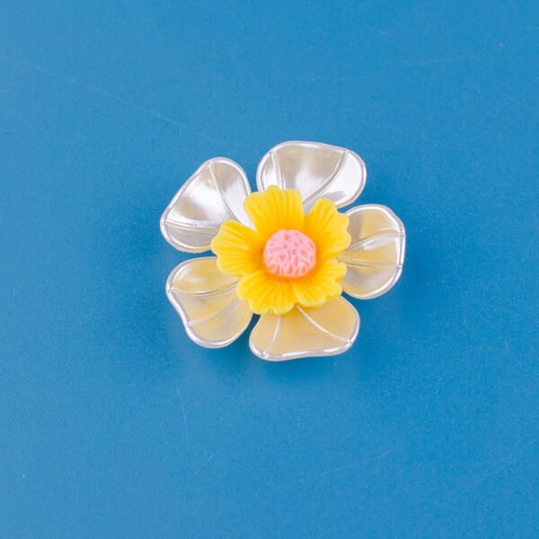 wholesale flower fridge magnets in blue, pink, purple, yellow, green, 3d decorative stickers factory direct