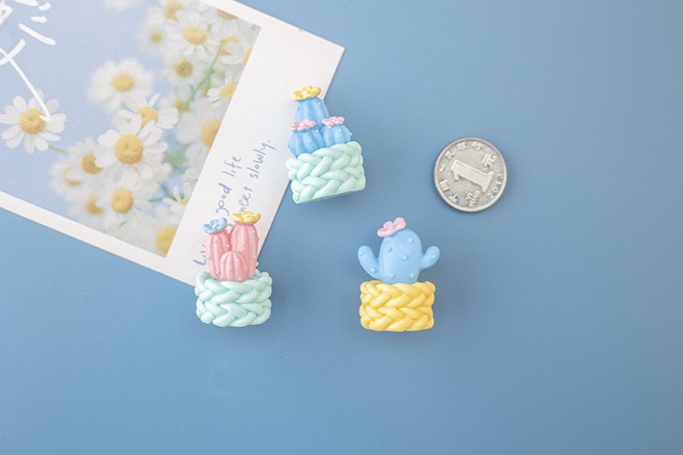 wholesale cactus and succulent fridge magnets, magnetic stickers, personalized creative iron magnets, 3d full-stereoscopic magnetic stickers, can be used as decorations factory direct