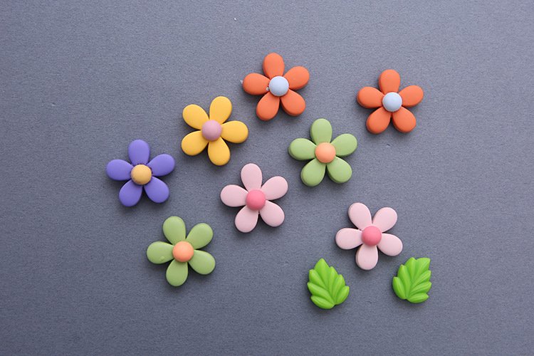 wholesale flower fridge magnets, five-petal flowers, strong magnetic ironstone, creative fresh and artistic magnetic stickers factory direct