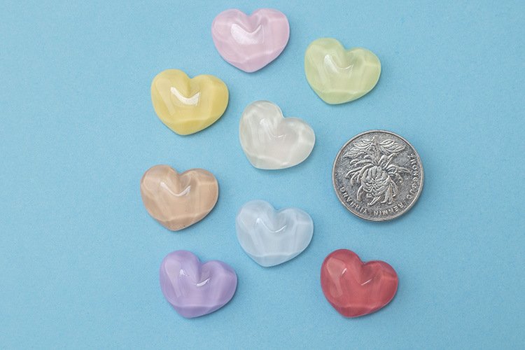 wholesale heart-shaped ironstone diy magnetic morandi-colored decorative fridge magnets factory direct