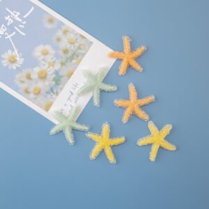 wholesale crystal starfish fridge magnets, magnetic stickers, creative 3d home decorations, iron magnets factory direct