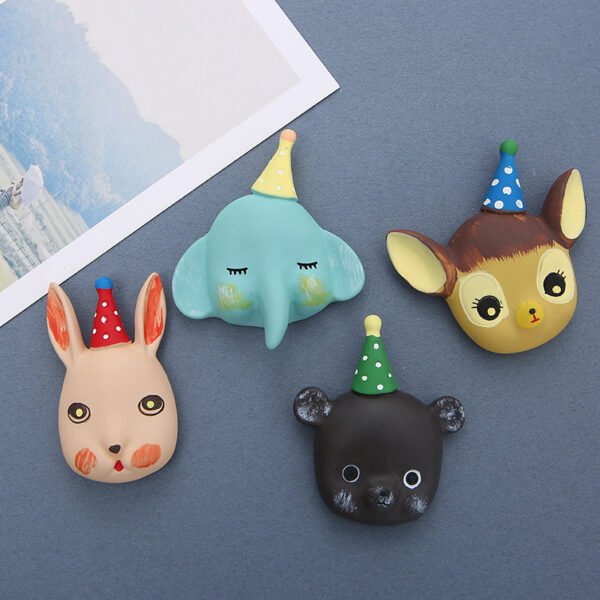 wholesale rabbits, small animals, deer, resin fridge magnets, bears, elephants, magnets factory direct
