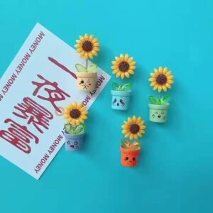 wholesale adorable sunflower and sunflower kitchen home decorations, creative blackboard magnetic stickers factory direct