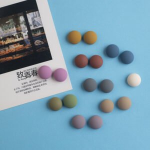 wholesale ins summer macaron matte morandi color semi-circle magnetic fridge magnets, instant photo fixing magnetic strips factory direct